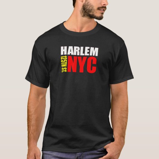 125. Shirt Harlems Straßen-NYC (Vorderseite)