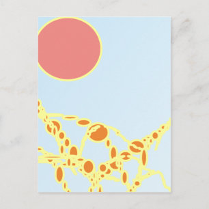1276 abstrakte Kunst Postkarte