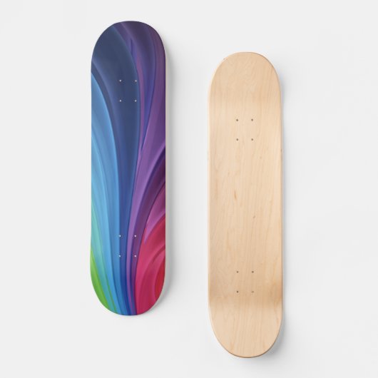 12774029431989228505abstrakt-Regenbogen-Hintergrun Skateboard (Vorderseite)