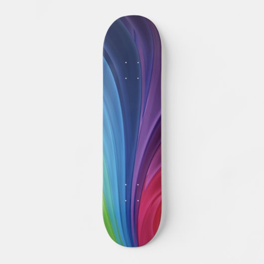 12774029431989228505abstrakt-Regenbogen-Hintergrun Skateboard (Vorderseite)