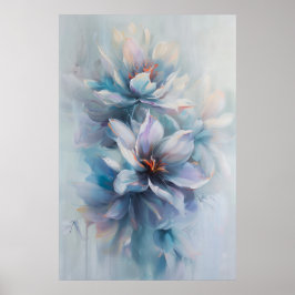 1277 Floral Poster