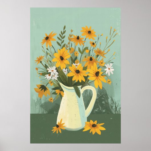 1278 Floral Poster (Vorne)