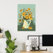 1278 Floral Poster (Heimbüro)
