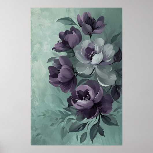 1279 Floral Poster (Vorne)