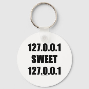 127.0.0.1 süßes 127.0.0.1 (Zuhause-süßer Schlüsselanhänger