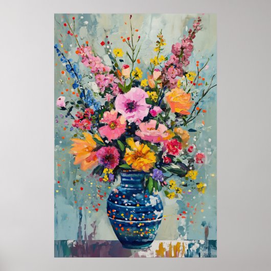 1283 Floral Poster (Vorne)