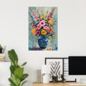 1283 Floral Poster (Heimbüro)