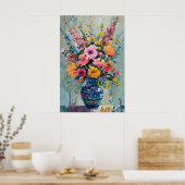 1283 Floral Poster (Küche)