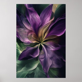 1284 Floral Poster