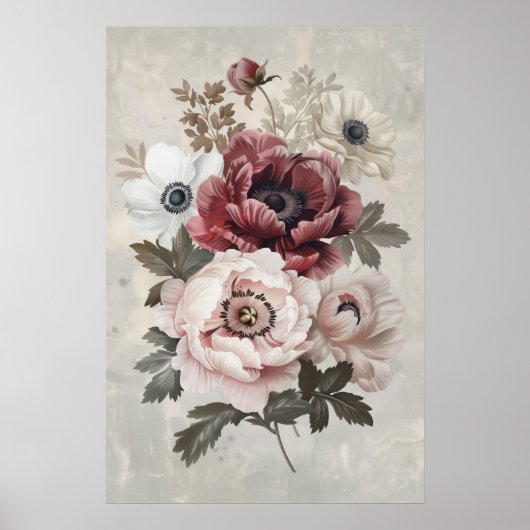 1286 Floral Poster (Vorne)