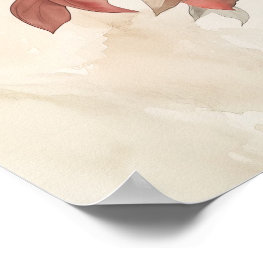 1290 Floral Poster (Ecke)