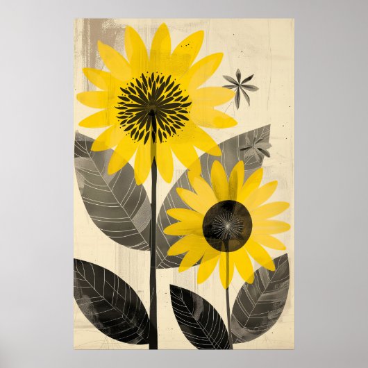 1291 Floral Poster (Vorne)
