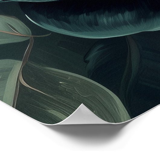 1294 Floral Poster (Ecke)