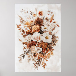1295 Floral Poster