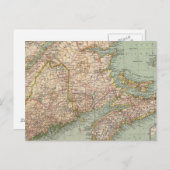 129 Maine, Nova Scotia, New Brunswick, Quebec Postkarte (Vorne/Hinten)