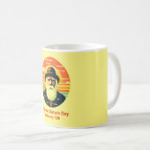 12.02. Charles Darwin Day Kaffeetasse (VorderseiteRechts)