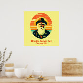 12.02. Charles Darwin Day Poster (Küche)