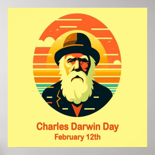 12.02. Charles Darwin Day Poster (Vorne)