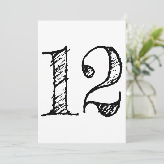 12 11 Riesen-Manuskript Einladung (Stehend Vorderseite)