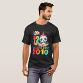 12 12Th Panda Awesome Since 2010 T-Shirt (Vorne ganz)