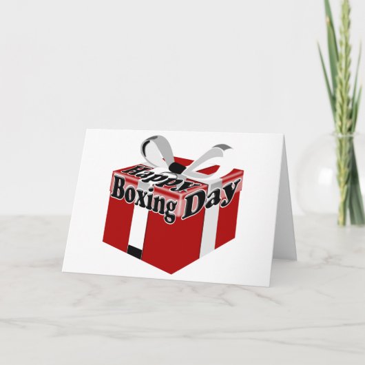 12-26 Boxtag Feiertagskarte (Vorderseite)