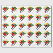 12-26 Happy Kwanzaa Geschenkpapier (Flach)