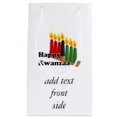 12-26 Happy Kwanzaa Kleine Geschenktüte (Vorderseite)