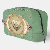 12./30. Pearl Anniversary Print Cut Sew Bag Waschbeutel (Rechte Ecke)