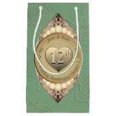 12/30. Pearl Wedding Anniversary Gift Bag Kleine Geschenktüte (Vorderseite)