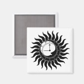 12:45 Himmelsuhr Magnet (Vorderseite/Rückseite)