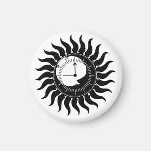 12:45 Himmelsuhr Magnet