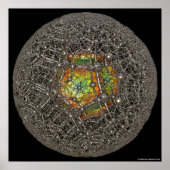 (12,4) Poincaré Ball Poster (Vorne)