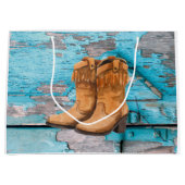 12.5lx4wx9h Große Geschenktasche Blue Wood Barn Do Große Geschenktüte (Vorderseite)