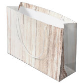 12.5lx4wx9h große Geschenktasche Stiefel Land rust Geschenktüte (Rückseite Schrägansicht)