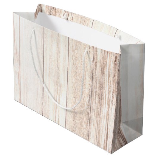 12.5lx4wx9h große Geschenktasche Stiefel Land rust Große Geschenktüte (Rückseite Schrägansicht)