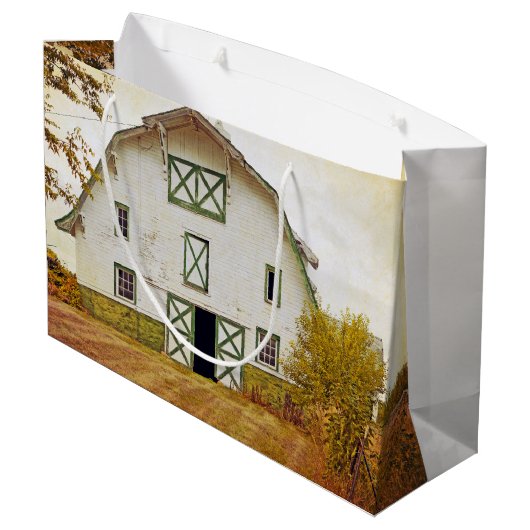 12.5lx4wx9h große Geschenktasche Sunset Barn Count Große Geschenktüte (Rückseite Schrägansicht)