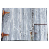 12.5lx4wx9h große Geschenktasche Weißwaschholz Hol Große Geschenktüte (Vorderseite)