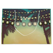 12.5lx4wx9h große Geschenktüte Strand Sonnenunterg (Vorderseite)