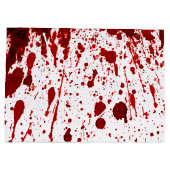 12.5lx4wx9h Large Gift Bag Blood Spritzer Vampire Große Geschenktüte (Rückseite)