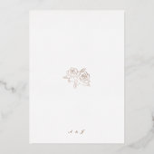 12,7 cm x 17,8 cm Foil-Einladung Folieneinladung (Rückseite)