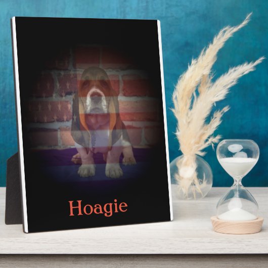 12,7cm x 17,78cm mit Ständer Fotoplatte (Seite)