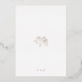 12,7cm x 17,8cm Folien-Einladung Folieneinladung (Rückseite)