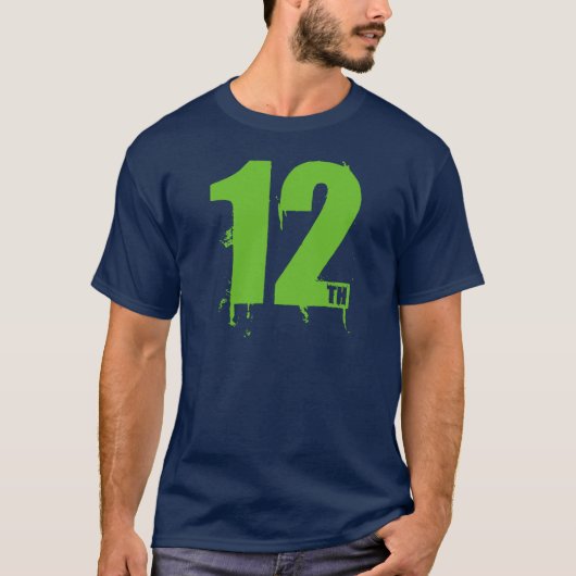 12. Aktion Grüne Seattle T-Shirt (Vorderseite)