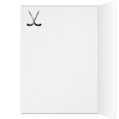 *~* 12 AP94 Niedlich Hockey Girl Personalize Gebur (Innen (Links))