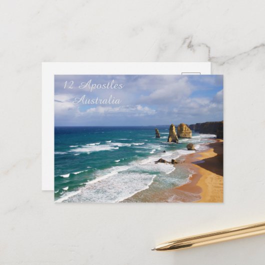 12 Apostel, Australien Postkarte (Vorderseite/Rückseite Beispiel)