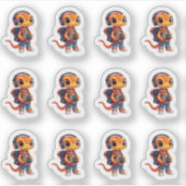 12 Aufkleber-Blatt geortet Aufkleber (Vorderseite)