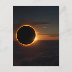 12. August 2026 totale Sonnenfinsternis Grönland Feiertagspostkarte