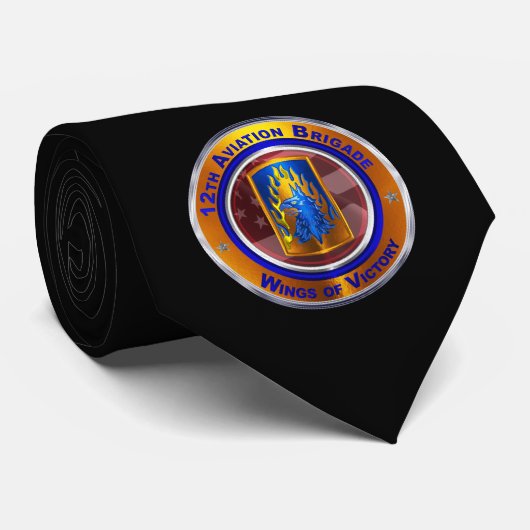 12. Aviationbrigade Krawatte (Gerollt)