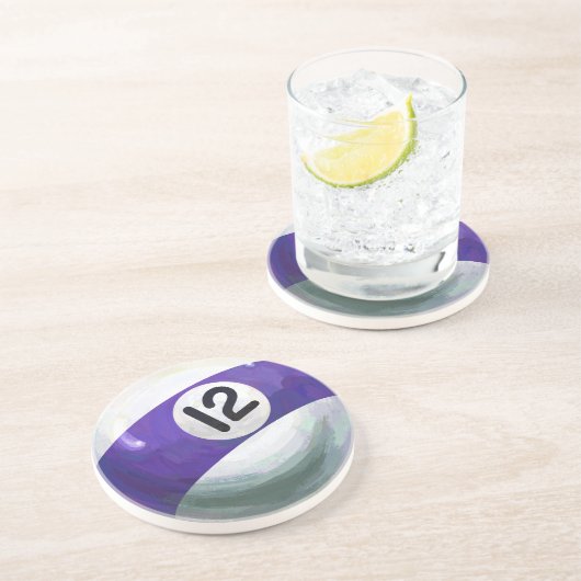12 Ball Getränkeuntersetzer (Seite)
