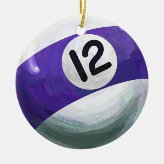 12 Ball Keramik Ornament (Vorne)